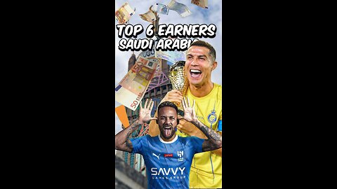 Top 6 Highest Paid Footballers: Saudi Pro League!