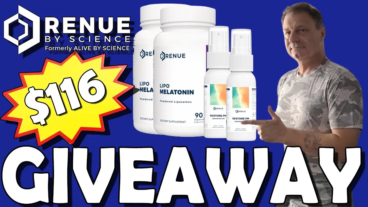 $116 MEGA Sleep Aid GIVEAWAY | RENUE by SCIENCE