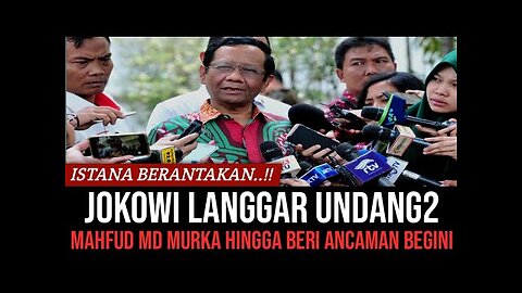 Ngeri, Mahfud MD Berani Ancam Pidanakan Jokowi Jika Pemilu Di Tunda Maka Saya Akan Lakukan Ini