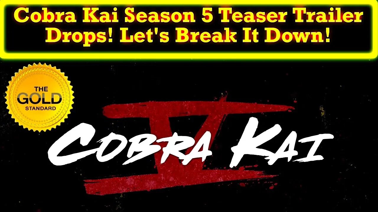 Cobbra Kai Season 5 Teaser Trailer Breakdown! Something Still FUN Out There To Look Forward To!