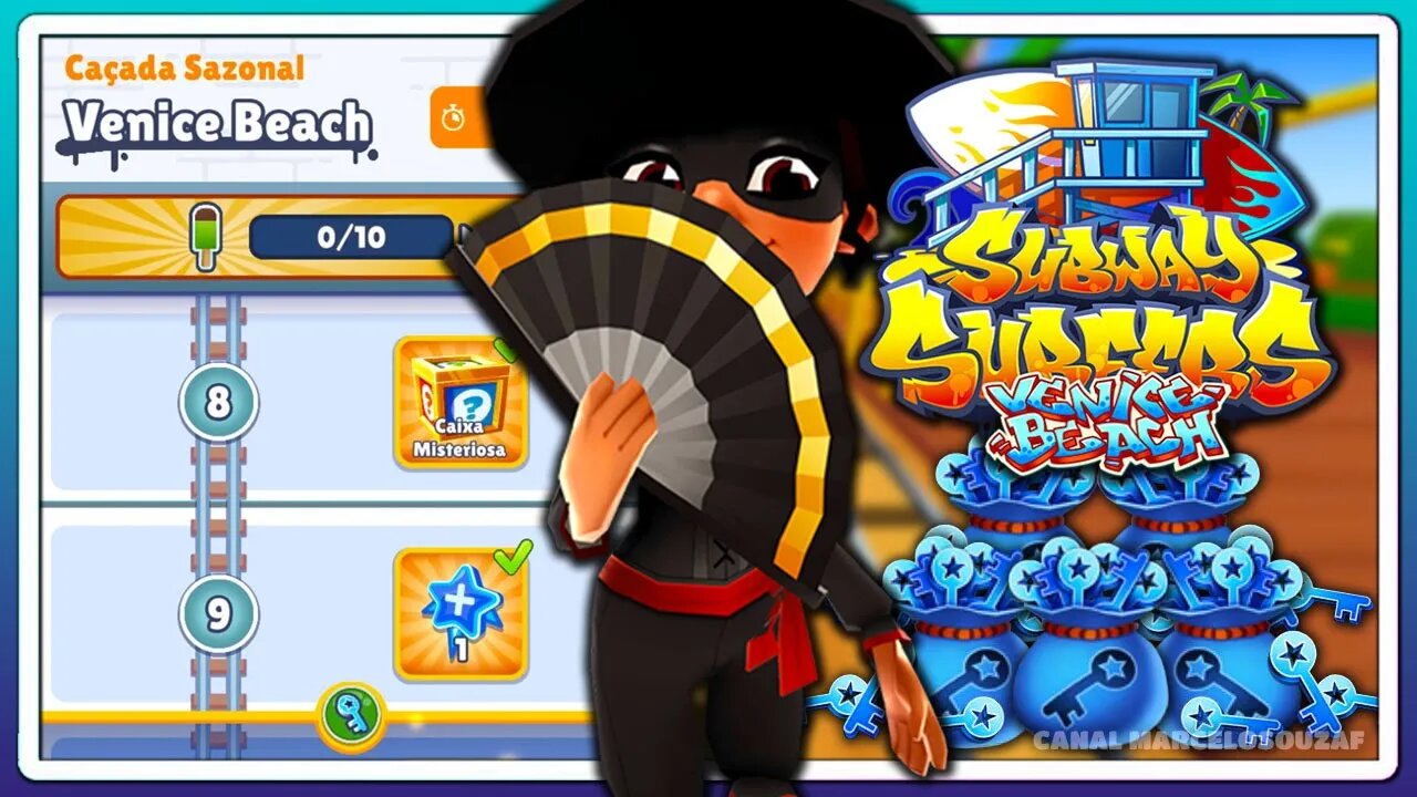 Subway Surfers Venice Beach 2021 | Caçada Sazonal até Nível 9 com Rosa Fox