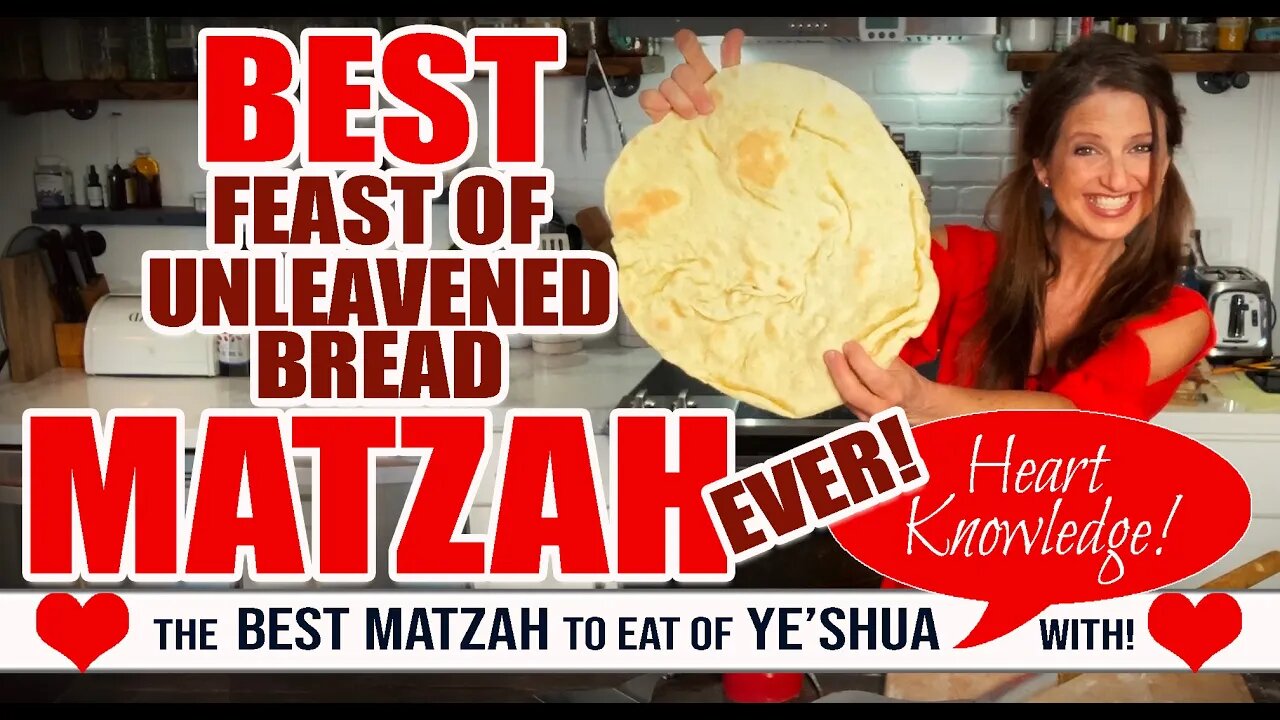 You can Make the BEST Matzah EVER for the Feast of Unleavened Bread! Watch Rebekah's Foodie Show!