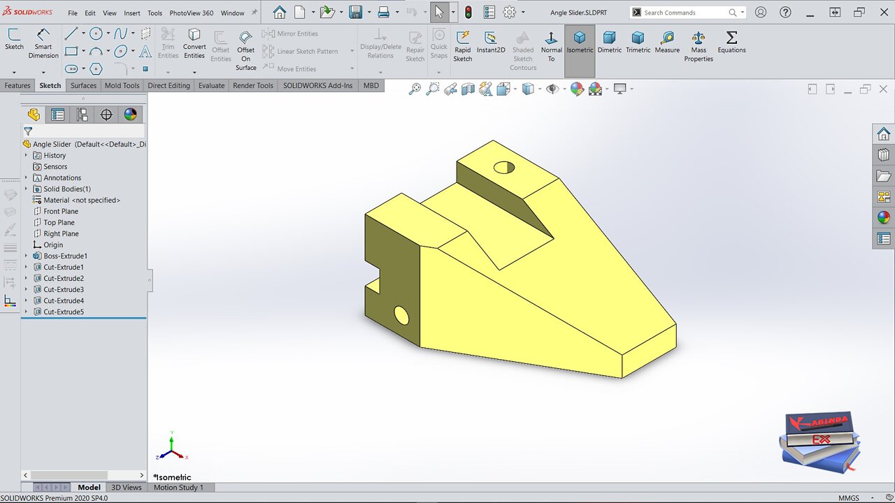 SolidWorks Part Exercise 3