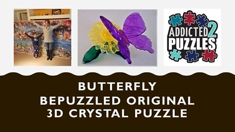 Butterfly 3D Crystal Puzzle Tutorial