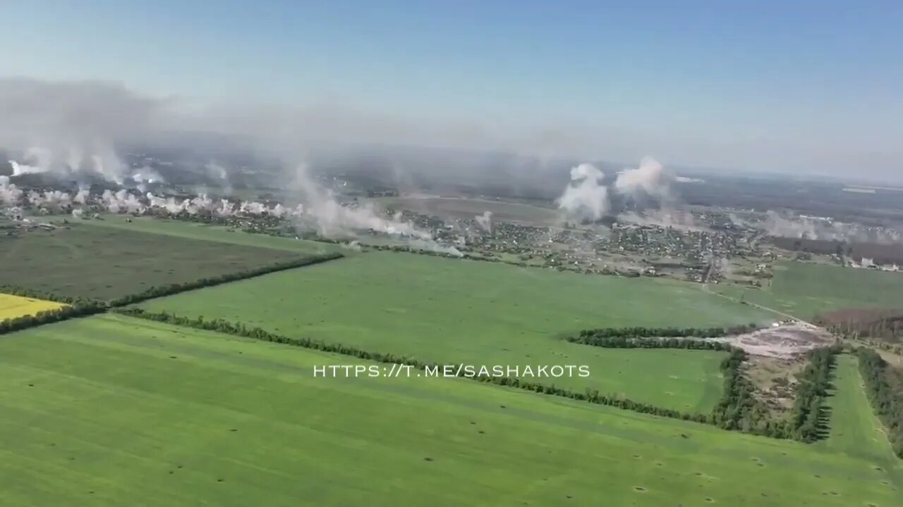 Russian Artillery Preparation Before The Attack On Krasny Liman, "Brave" Battalion Continue To Push