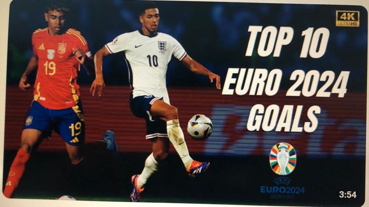 TOP 10 Goals in Euro 2024 !