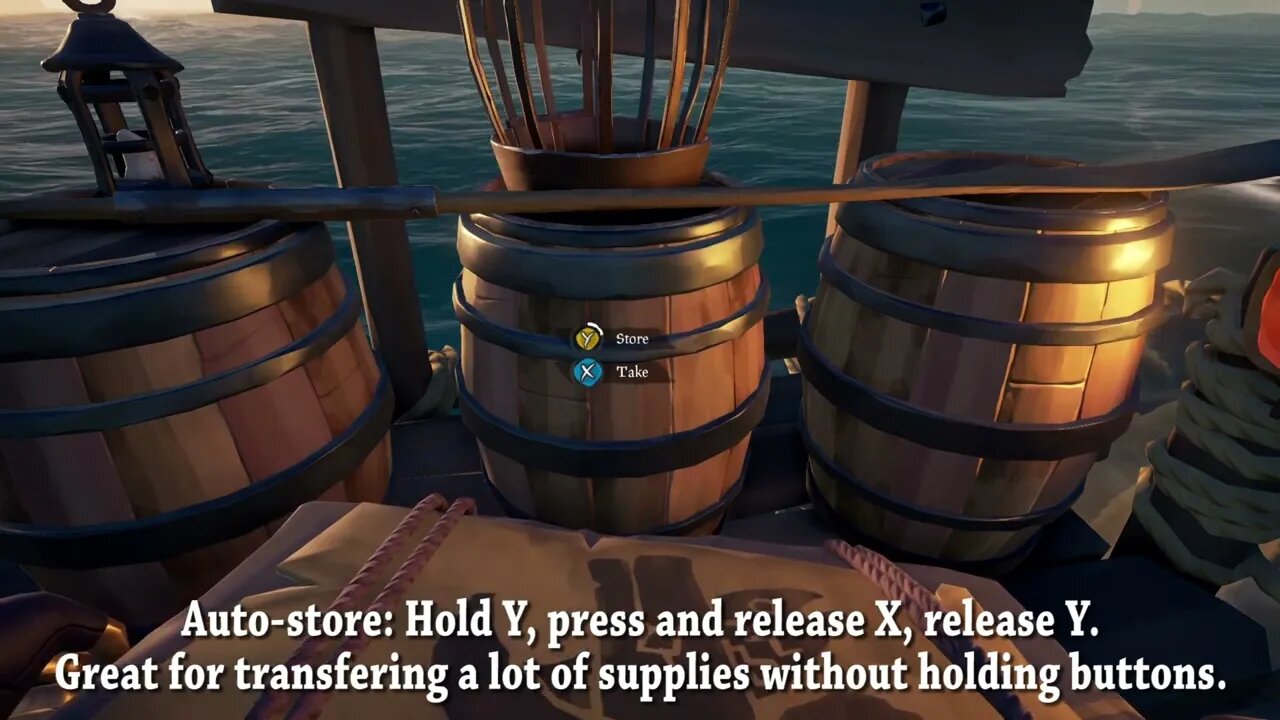 Sea of Thieves - Storage Crate Auto-Transfer Glitch