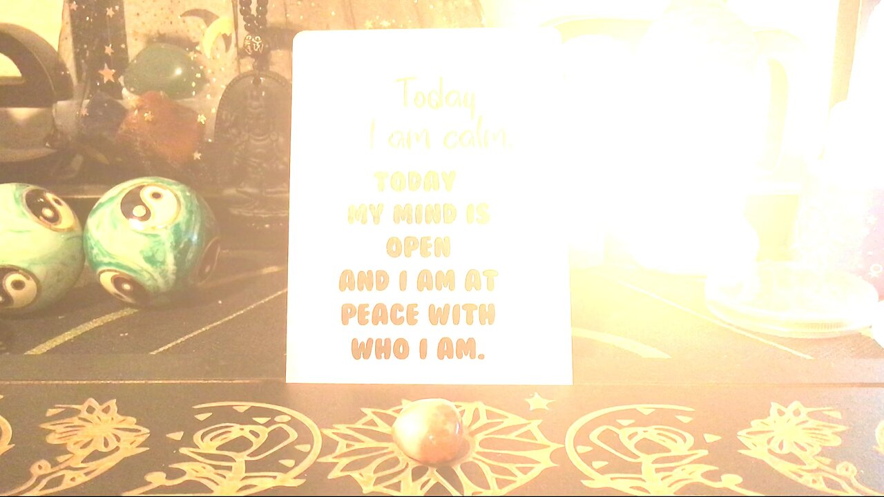 Open Minded with Peace #affirmations #peace #tarot