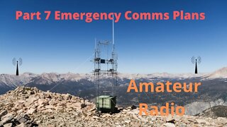 Part 7 Emergency Comms Plans: Amateur Radio