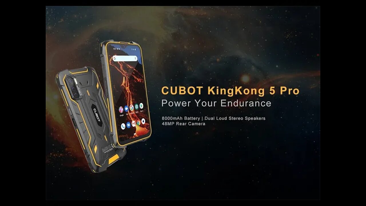 Cubot Kingkong 5 Pro 8000mAh Official Trailer