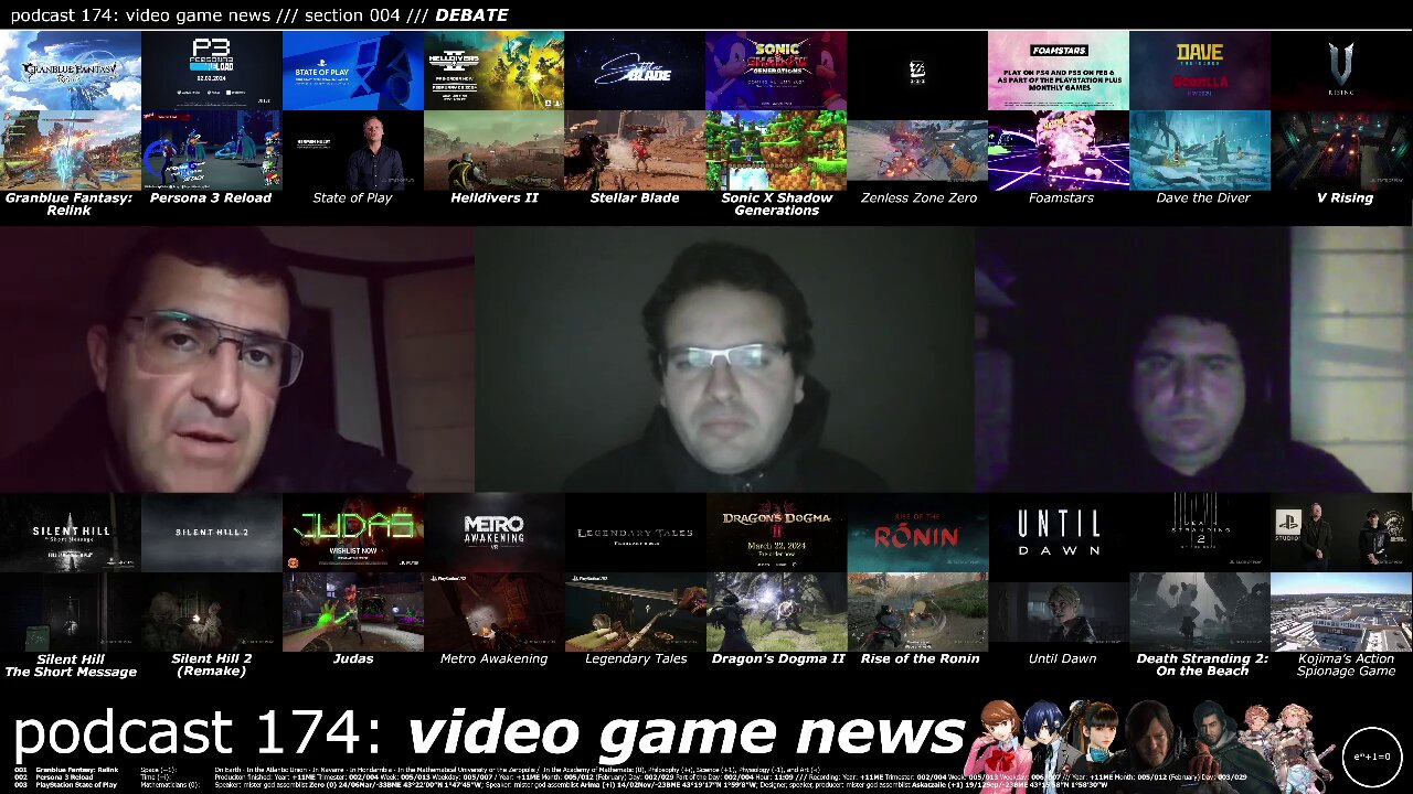 +11 002/004 005/013 006/007 podcast 174: video game news