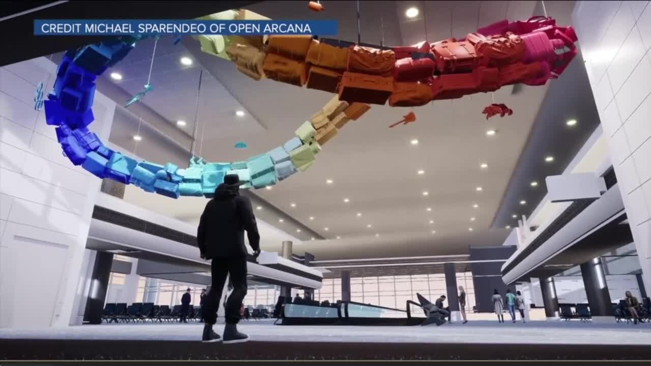 Aurora man commissioned by DIA to make art piece for concourse