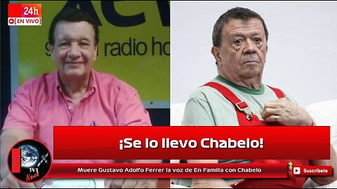 Muere Gustavo Adolfo Ferrer la voz de En Familia con Chabelo