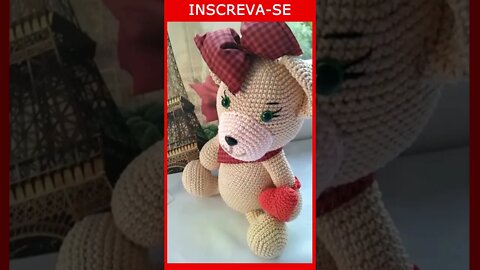 RECEITA COMPLETA AMIGURUMI GRATIS #SHORTS