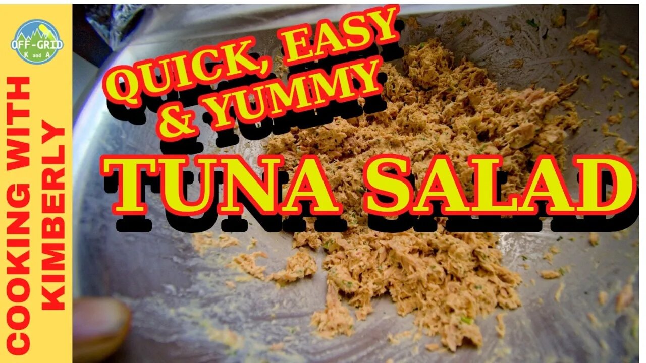 TUNA SALAD - Canned Tuna Recipe // Homestead Kitchen