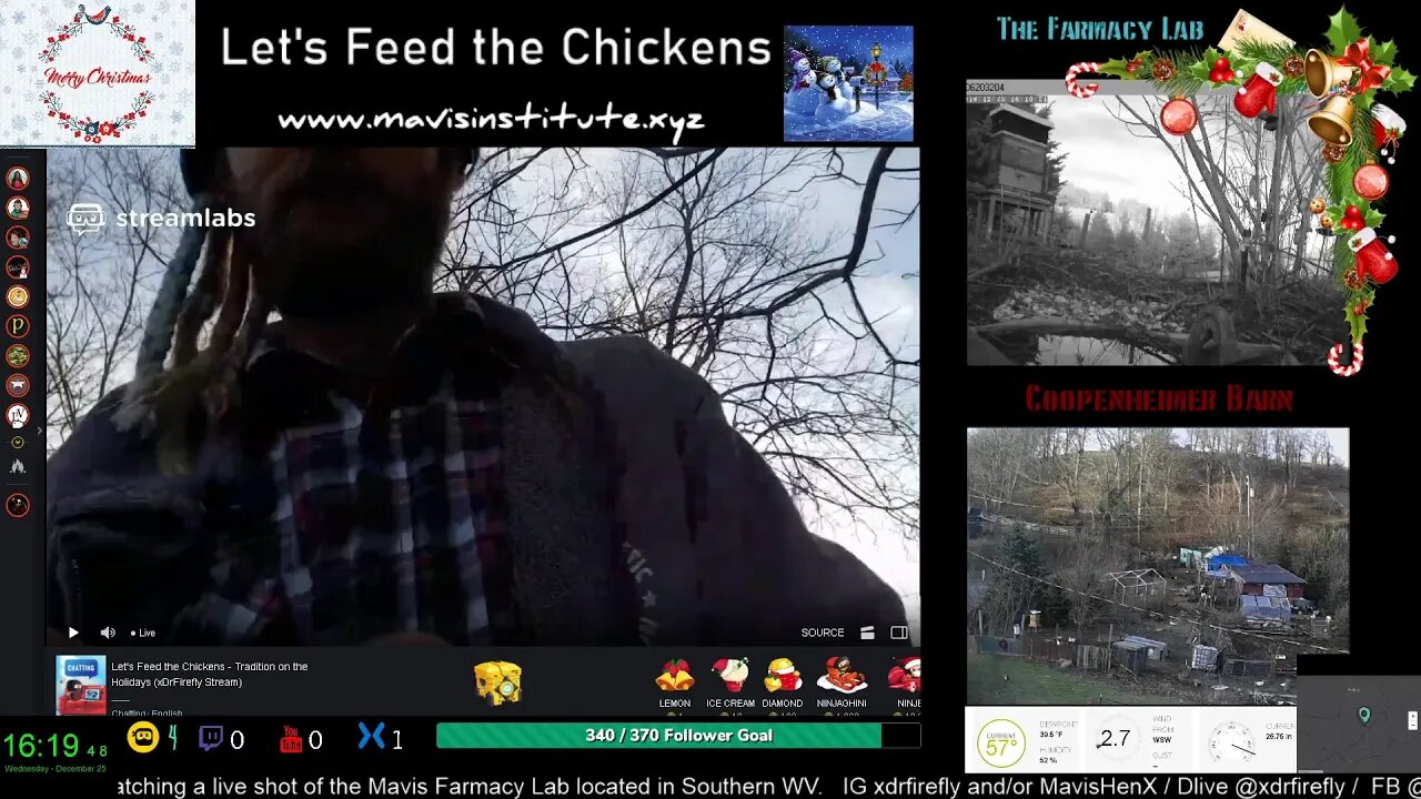 Let's Feed the Chickens - Tradition on the Holidays
