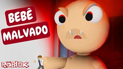 Roblox - FUGINDO DO BEBÊ GIGANTE (Escape the Evil Baby Obby)