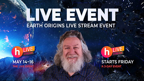 EARTH ORIGINS, 2021, A SPECIAL, 3-DAY, LIVE STREAM