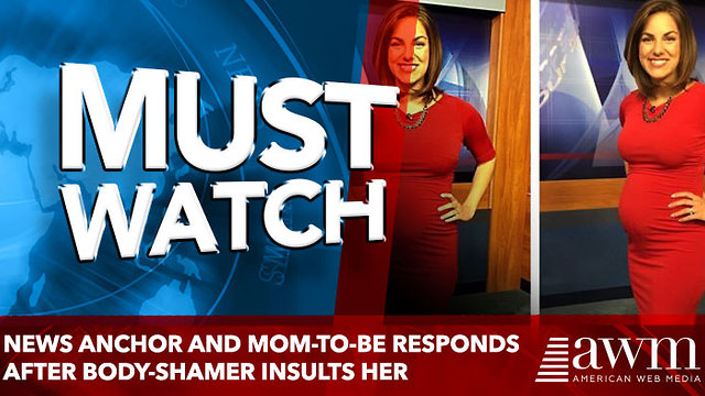 News anchor and mom-to-be responds after body-shamer calls her 'disgusting'