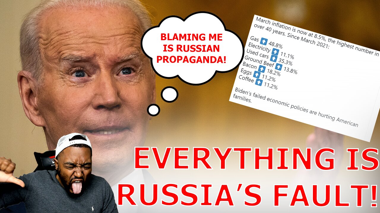 Biden Officials Claim People Blaming Him For DISASTROUS Inflation Are In Full Lockstep With Putin!