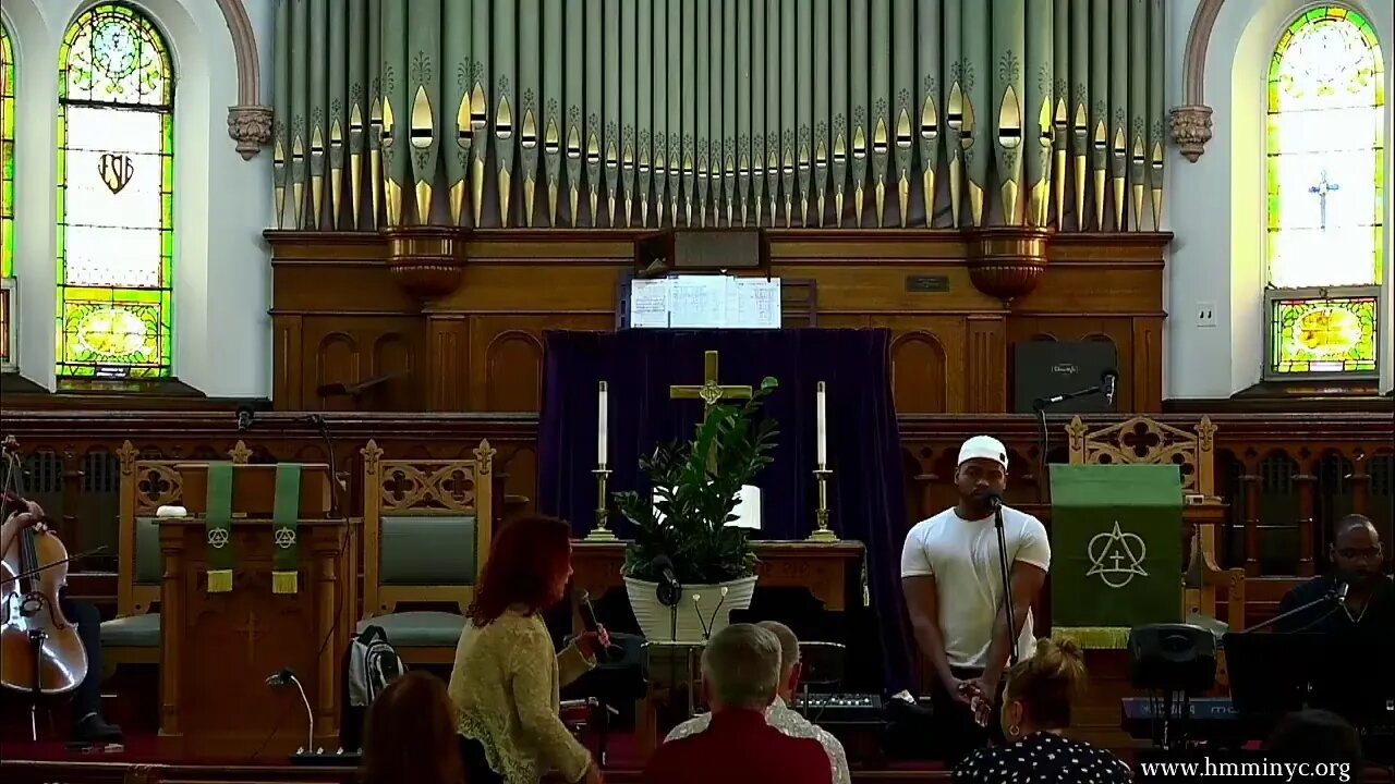 Sunday service.