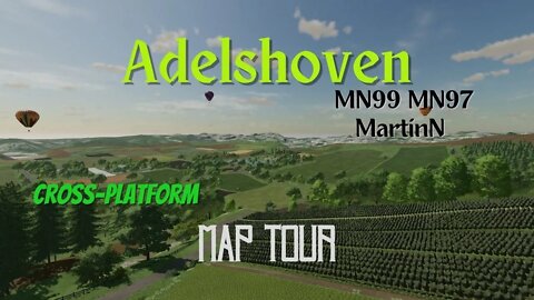 Adelshoven / Map Tour / MN99 MN97 MartinN / FS22 / LockNutz / Cross-Platform / Beginner / Europe