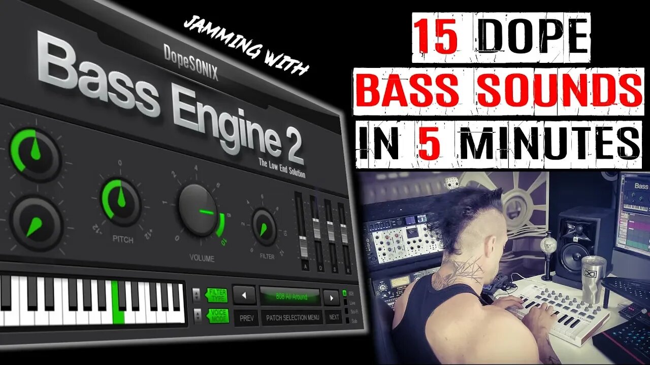 15 Dope Bass Sounds Jam in 5 Minutes - Most Versatile Bass Engine 2 DopeSonix