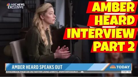 Amber Heard Speaks Out Part 2 | It's Everyones Fault but Mine.