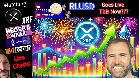 Watching XRP Live Chart! RLUSD Goes Live Today??? 🔥 #xrp #xrpnews #xrpripple