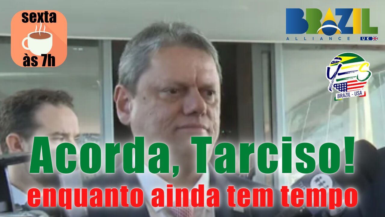 Acorda Tarciso, enquanto ainda tem tempo!