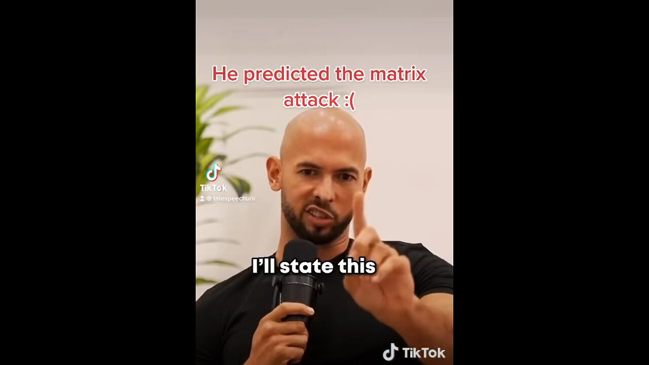 He predicted the Arrest and Matrix attack