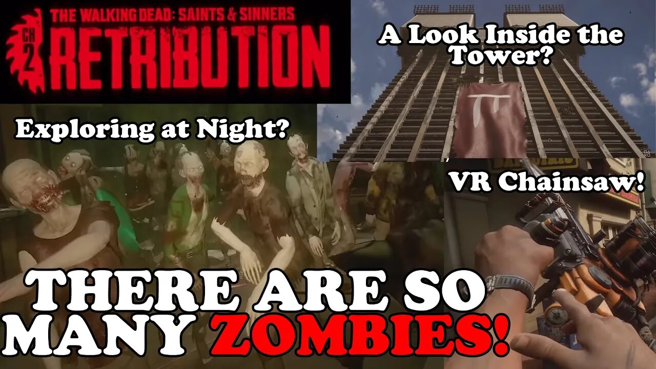 SO MANY ZOMBIES! - The Walking Dead Saints and Sinners 2 Trailer Reaction - PlayStation VR2