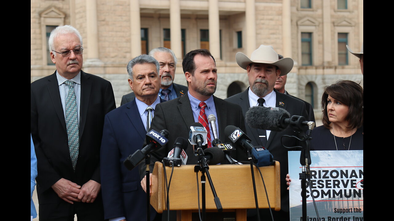 Press Conference by Arizona State Senate. Combat AZ Border Crisis.