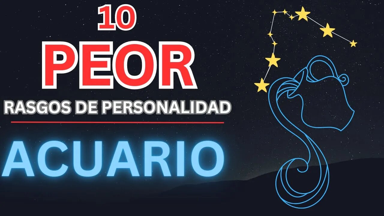 Descifrando a Acuario: 10 Peores Rasgos de Este Signo Zodiacal Único ♒️ #aquarius #astrology #zodiac