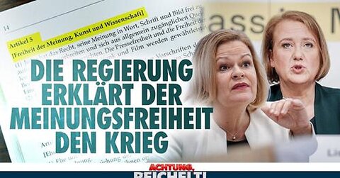 Regierung erklärt der Meinungsfreiheit den Krieg!