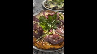 Wild African Springbok and Kudu Venison Pizza