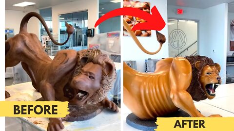 How to make chocolate Lion 🦁🦁