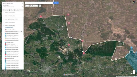 [ Izyum Front ] Russian forces captured part of Zarichne; captured Ridkodub; correction of frontline