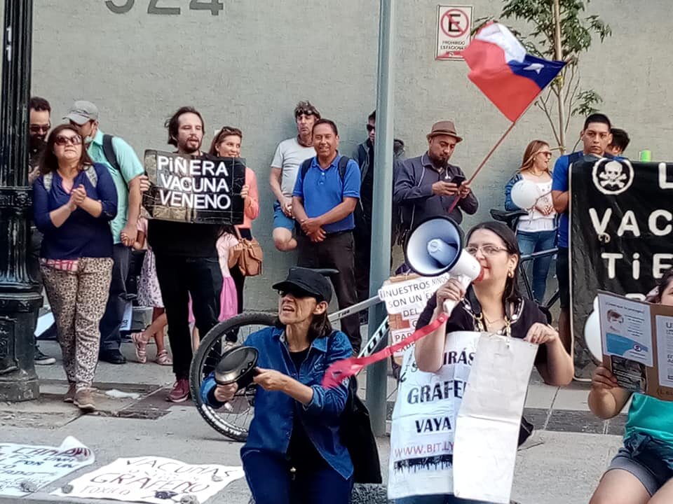 Protestas frente a Ministerio de Salud de Chile (MINSAL) Diciembre de 2021