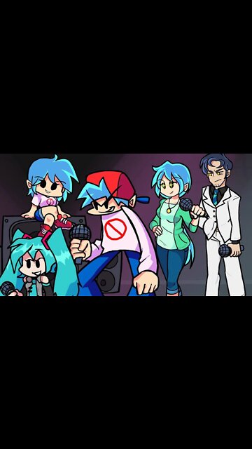 Família completa do boyfriend no FRIDAY NIGHT FUNKIN #shorts