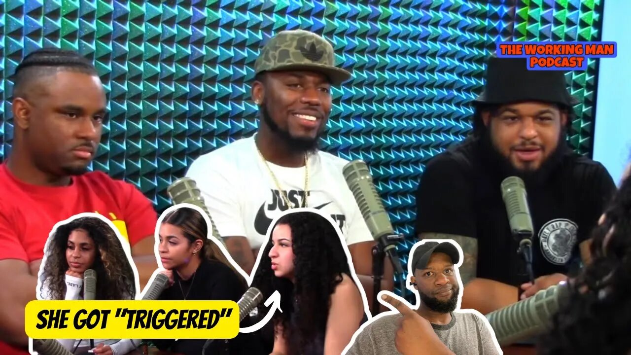 @DailyRapUpCrew Asks Guest A Typical Question…She Quickly Gets Emotional #triggered