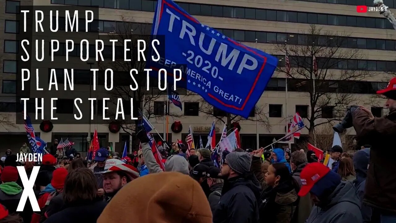 Trump Supporters Gather To Stop The Steal At The U.S. Capitol On Jan 6th, 2021