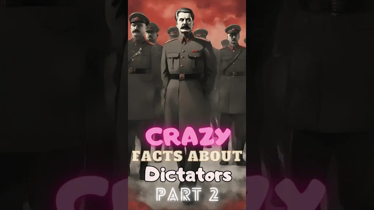 Crazy Facts About Dictators! 😲👑 | Part 2 #shorts #fyp #historyfacts