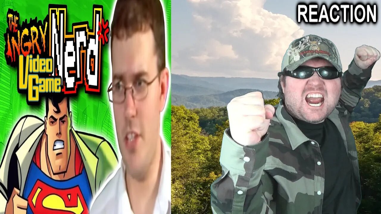 Superman 64 (N64) - Angry Video Game Nerd (AVGN) REACTION!!! (BBT)