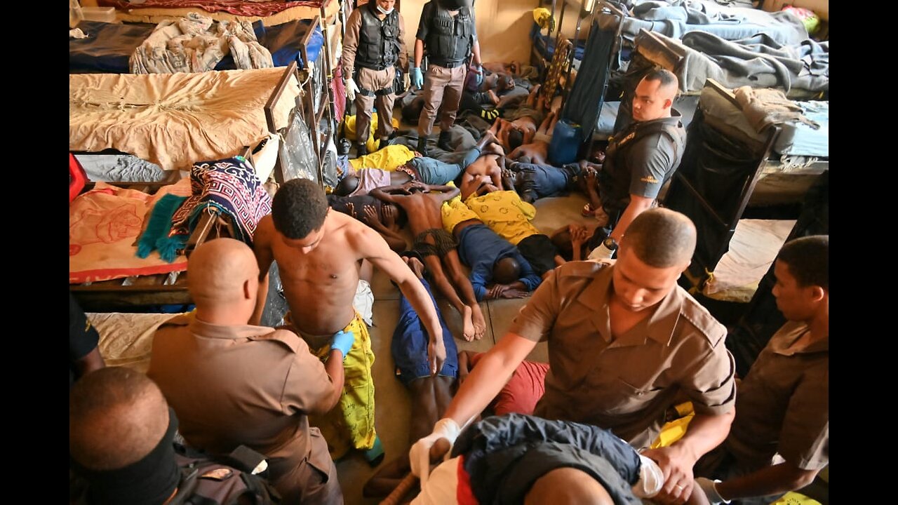 Watch: Raid at Pollsmoor Prison Inmates in Cape Town