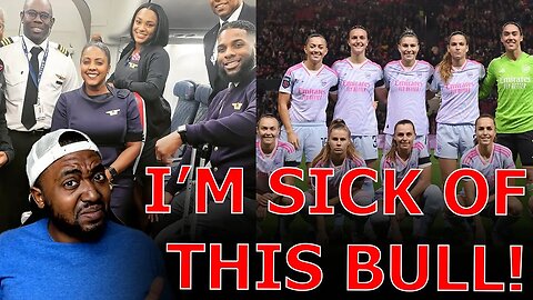 Women's Soccer Team Gets BACKLASH For Being TOO WHITE As Ben Crump Celebrates ALL BLACK Flight Crew!