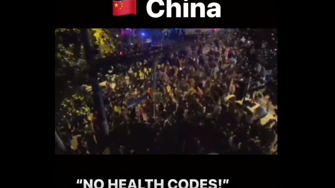 Chinese people begin to rise up against covid communism.