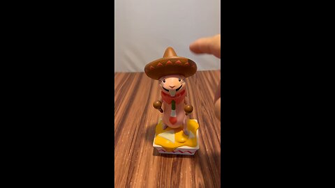 Kim Possible Rufus Naked Mole Rat Bobblehead 7” Disney Mexican Sombrero Nachos #bobblehead