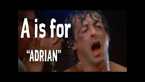 Learn the Alphabet with Sylvester Stallone