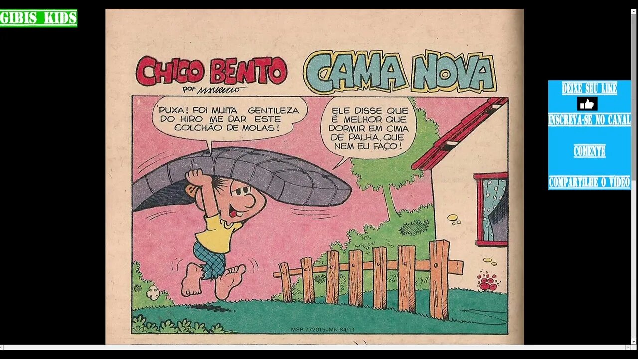 Chico Bento Cama Nova